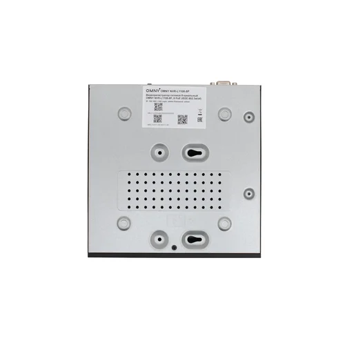 Видеорегистратор сетевой 8-канальный OMNY NVR-L1108-8P, 8 POE (EEE 802.3at/af)